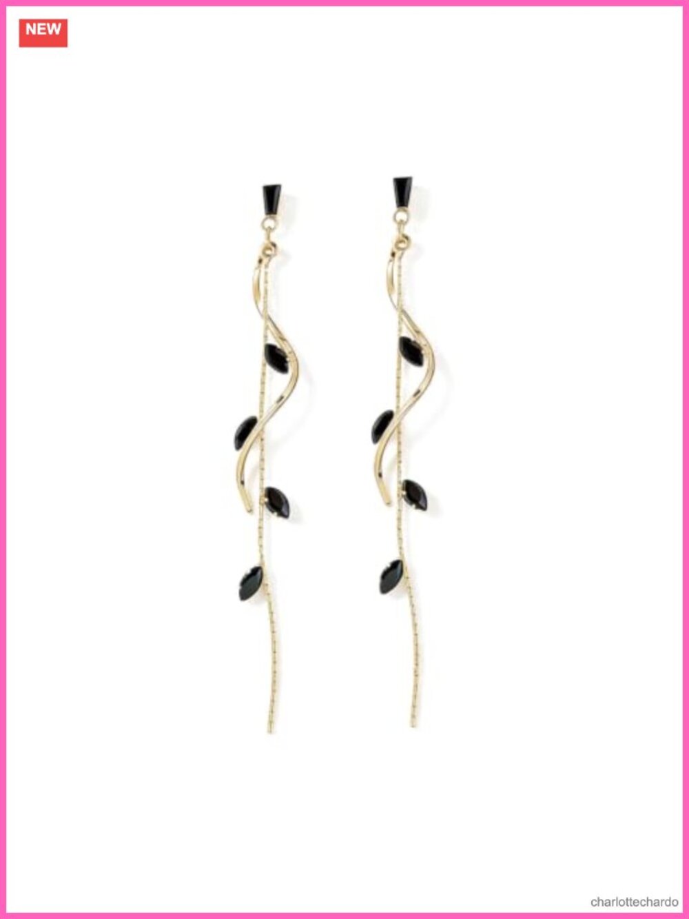 Pearl Dangle Earrings with Cubic Zirconia Chandelier Drop for Women